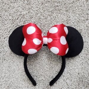 Disney Red and Black Minnie Mouse Ears Headband